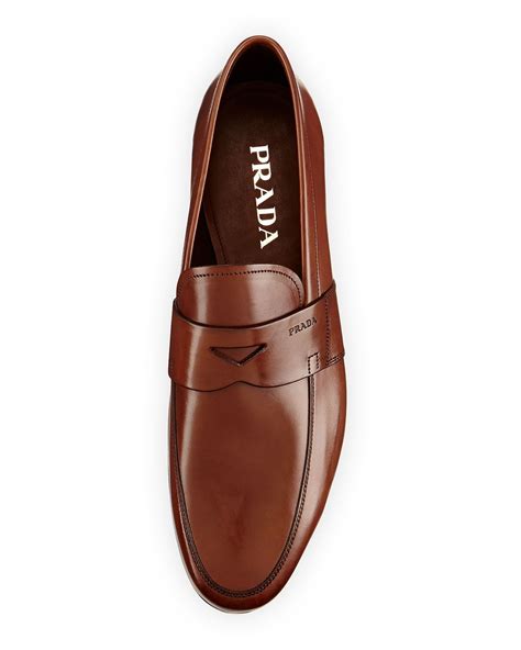 prada mens brown dress shoes|prada men's shoes outlet.